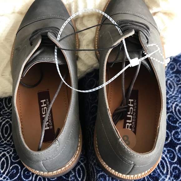 Gordon Rush Men’s Dark Gray Drew Lace Up Shoes New - Picture 7 of 8